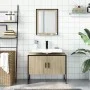 Badezimmermöbel-Set, 2-teilig, Holzwerkstoff, Sonoma-Eiche von , Badezimmermöbel - Ref: Foro24-3214340, Preis: 89,23 €, Rabat...