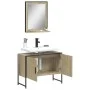 Badezimmermöbel-Set, 2-teilig, Holzwerkstoff, Sonoma-Eiche von , Badezimmermöbel - Ref: Foro24-3214340, Preis: 89,23 €, Rabat...