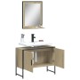 Badezimmermöbel-Set, 2-teilig, Holzwerkstoff, Sonoma-Eiche von , Badezimmermöbel - Ref: Foro24-3214340, Preis: 90,44 €, Rabat...