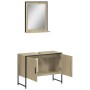 Badezimmermöbel-Set, 2-teilig, Holzwerkstoff, Sonoma-Eiche von , Badezimmermöbel - Ref: Foro24-3214340, Preis: 90,44 €, Rabat...