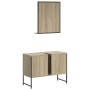 Badezimmermöbel-Set, 2-teilig, Holzwerkstoff, Sonoma-Eiche von , Badezimmermöbel - Ref: Foro24-3214340, Preis: 90,44 €, Rabat...
