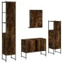 4-teiliges Badmöbelset aus Raucheichen-Sperrholz von , Badezimmermöbel - Ref: Foro24-3214361, Preis: 228,51 €, Rabatt: %