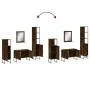 4-teiliges Badmöbelset aus Raucheichen-Sperrholz von , Badezimmermöbel - Ref: Foro24-3214361, Preis: 228,51 €, Rabatt: %