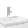 Mueble de baño con lavabo integrado blanco brillo
