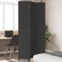 Black Paulownia solid wood 3-panel dividing screen by , Room dividers - Ref: Foro24-358848, Price: 115,51 €, Discount: %