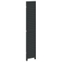 Black Paulownia solid wood 3-panel dividing screen by , Room dividers - Ref: Foro24-358848, Price: 115,51 €, Discount: %