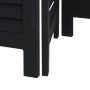 Black Paulownia solid wood 3-panel dividing screen by , Room dividers - Ref: Foro24-358848, Price: 115,51 €, Discount: %