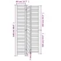 Biombo separador de 3 paneles madera maciza Paulownia negro de , Divisores de ambientes - Ref: Foro24-358848, Precio: 114,01 ...