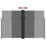 Anthracite retractable side awning 220x1000 cm by , Umbrellas - Ref: Foro24-4004778, Price: 215,37 €, Discount: %