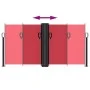 Red retractable side awning 120x1200 cm by , Umbrellas - Ref: Foro24-4004792, Price: 120,92 €, Discount: %