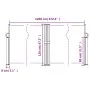 Toldo lateral retráctil crema 120x1200 cm de , Sombrillas - Ref: Foro24-4004790, Precio: 121,34 €, Descuento: %