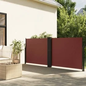 Brown retractable side awning 140x1200 cm by , Umbrellas - Ref: Foro24-4004809, Price: 141,53 €, Discount: %