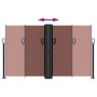 Brown retractable side awning 140x1200 cm by , Umbrellas - Ref: Foro24-4004809, Price: 143,88 €, Discount: %
