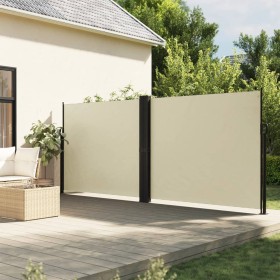 Cremefarbene einziehbare Seitenmarkise 180 x 1200 cm von , Sonnenschirme - Ref: Foro24-4004835, Preis: 163,36 €, Rabatt: %