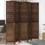5-teiliges Trennsieb aus dunkelbraunem Paulownia-Holz von , Raumteiler - Ref: Foro24-358711, Preis: 151,07 €, Rabatt: %