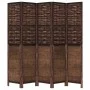 5-teiliges Trennsieb aus dunkelbraunem Paulownia-Holz von , Raumteiler - Ref: Foro24-358711, Preis: 151,07 €, Rabatt: %