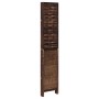 Dark brown paulownia wood 5-panel separator screen by , Room dividers - Ref: Foro24-358711, Price: 154,00 €, Discount: %