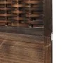 5-teiliges Trennsieb aus dunkelbraunem Paulownia-Holz von , Raumteiler - Ref: Foro24-358711, Preis: 151,07 €, Rabatt: %