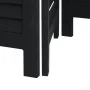 Black Paulownia solid wood 5-panel dividing screen by , Room dividers - Ref: Foro24-358855, Price: 160,43 €, Discount: %