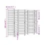 Black Paulownia solid wood 6-panel dividing screen by , Room dividers - Ref: Foro24-358857, Price: 161,93 €, Discount: %