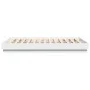 White engineered wood bed frame 160x200 cm by , Beds and slatted bases - Ref: Foro24-3209842, Price: 150,69 €, Discount: %