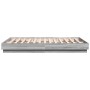 Estructura de cama madera de ingeniería gris Sonoma 140x200 cm de , Camas y somieres - Ref: Foro24-3209861, Precio: 126,13 €,...