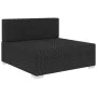 Asiento seccional central y cojines 1 ud ratán sintético negro by vidaXL, Modular outdoor sofas - Ref: Foro24-46796, Price: 1...