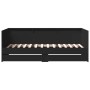 Lounger with black engineered wood drawers 90x200 cm by , Beds and slatted bases - Ref: Foro24-3280847, Price: 195,29 €, Disc...