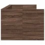 Lounger with brown oak engineered wood drawers 75x190 cm by , Beds and slatted bases - Ref: Foro24-3280866, Price: 174,07 €, ...