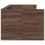 Lounger with brown oak engineered wood drawers 100x200 cm by , Beds and slatted bases - Ref: Foro24-3280845, Price: 232,74 €,...