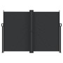 Black retractable side awning 180x1000 cm by , Umbrellas - Ref: Foro24-4004744, Price: 162,15 €, Discount: %