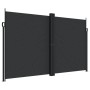 Black retractable side awning 200x1000 cm by , Umbrellas - Ref: Foro24-4004759, Price: 191,77 €, Discount: %