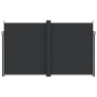 Black retractable side awning 200x1000 cm by , Umbrellas - Ref: Foro24-4004759, Price: 191,77 €, Discount: %