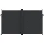 Black retractable side awning 200x1000 cm by , Umbrellas - Ref: Foro24-4004759, Price: 176,48 €, Discount: %