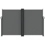 Anthracite gray retractable side awning 160x1000 cm by , Umbrellas - Ref: Foro24-4004733, Price: 162,14 €, Discount: %