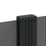 Anthracite gray retractable side awning 160x1000 cm by , Umbrellas - Ref: Foro24-4004733, Price: 162,14 €, Discount: %