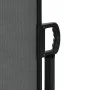 Anthracite gray retractable side awning 160x1000 cm by , Umbrellas - Ref: Foro24-4004733, Price: 162,14 €, Discount: %