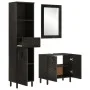 Conjunto de armarios de baño 3 piezas madera maciza de mango de , Muebles de baño - Ref: Foro24-3206294, Precio: 299,44 €, De...
