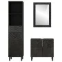 Conjunto de armarios de baño 3 piezas madera maciza de mango de , Muebles de baño - Ref: Foro24-3206294, Precio: 299,44 €, De...