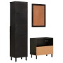 3-teiliges Badezimmerschrank-Set aus massivem Mangoholz von , Badezimmermöbel - Ref: Foro24-3206294, Preis: 309,78 €, Rabatt: %