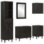 5-piece bathroom cabinet set solid mango wood by , Bathroom furniture - Ref: Foro24-3206296, Price: 454,55 €, Discount: %
