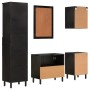 5-teiliges Badezimmerschrank-Set aus massivem Mangoholz von , Badezimmermöbel - Ref: Foro24-3206296, Preis: 454,55 €, Rabatt: %