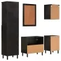 5-teiliges Badezimmerschrank-Set aus massivem Mangoholz von , Badezimmermöbel - Ref: Foro24-3206296, Preis: 439,51 €, Rabatt: %
