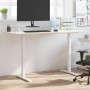 White steel standing desk frame (94-135)x60x(70-114) cm by , Desks - Ref: Foro24-4005340, Price: 129,65 €, Discount: %
