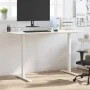 White steel standing desk frame (94-135)x60x(70-114) cm by , Desks - Ref: Foro24-4005340, Price: 126,38 €, Discount: %