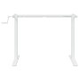 White steel standing desk frame (94-135)x60x(70-114) cm by , Desks - Ref: Foro24-4005340, Price: 129,65 €, Discount: %