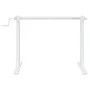 White steel standing desk frame (94-135)x60x(70-114) cm by , Desks - Ref: Foro24-4005340, Price: 126,38 €, Discount: %