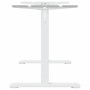White steel standing desk frame (94-135)x60x(70-114) cm by , Desks - Ref: Foro24-4005340, Price: 129,65 €, Discount: %