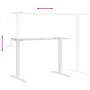 White steel standing desk frame (94-135)x60x(70-114) cm by , Desks - Ref: Foro24-4005340, Price: 129,65 €, Discount: %