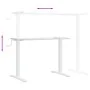 White steel standing desk frame (94-135)x60x(70-114) cm by , Desks - Ref: Foro24-4005340, Price: 126,38 €, Discount: %